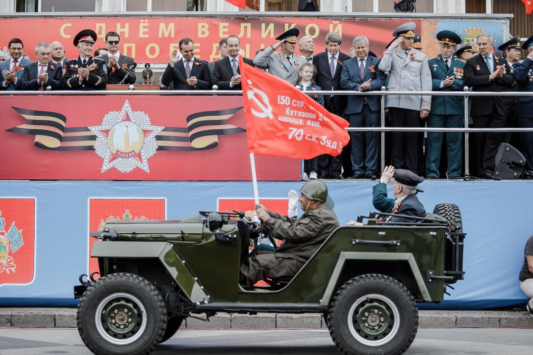 9 мая 2018 года в Краснодаре: парад и «Бессмертный полк». Фото: Евгений Резник